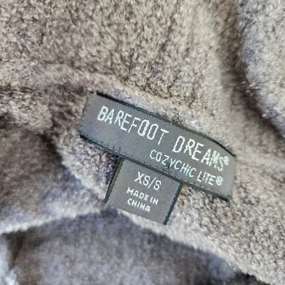 Barefoot Dreams Cozychic Lite Round Circle Knit Cardigan Gray XS/S - Picture 6 of 7